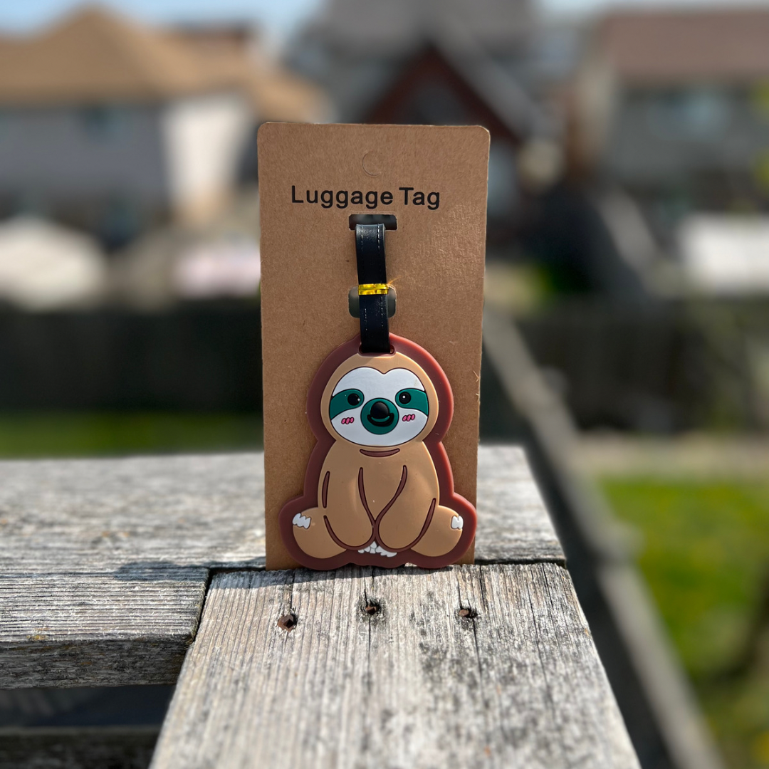 Sloth Luggage Tag
