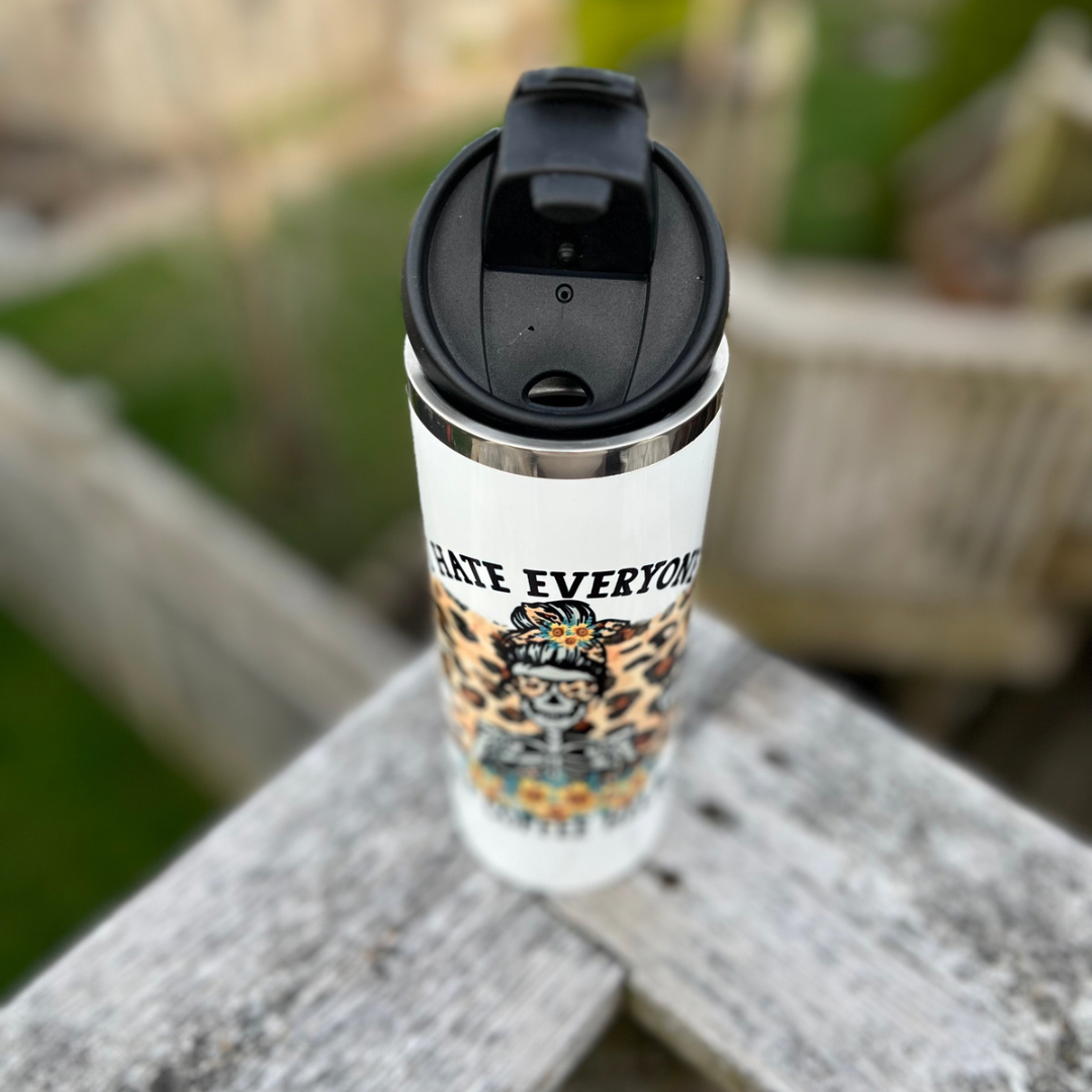 Skull 'Coffee Helps"