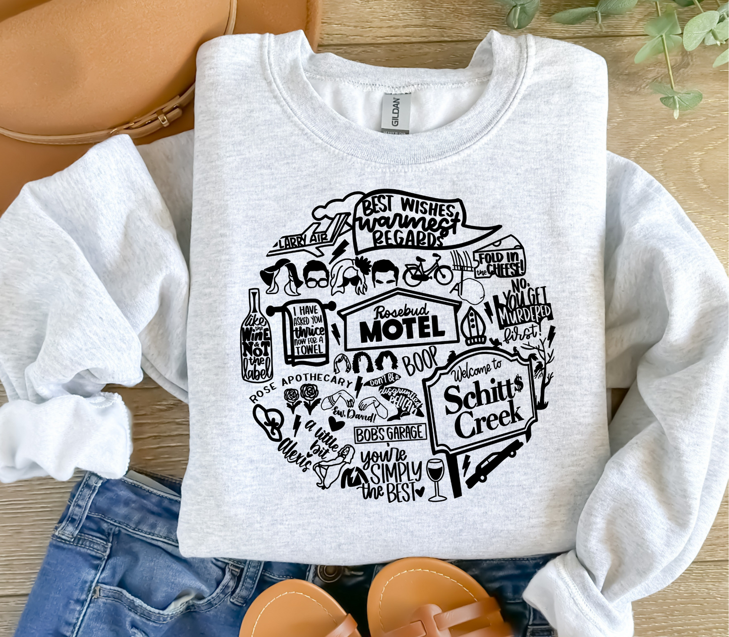 Rosebud Motel-Crewneck