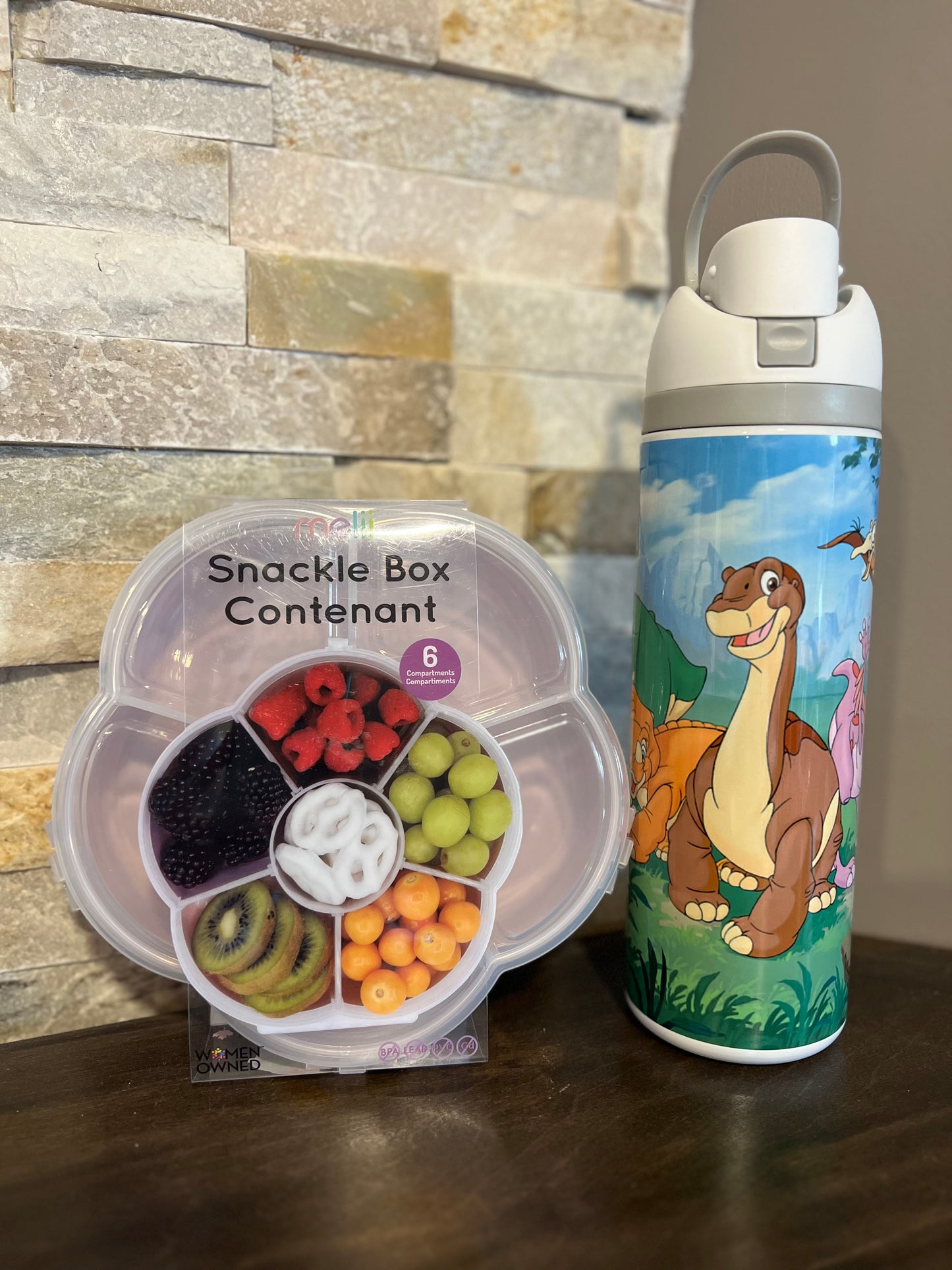 24oz Land Before Time & Snacks Box