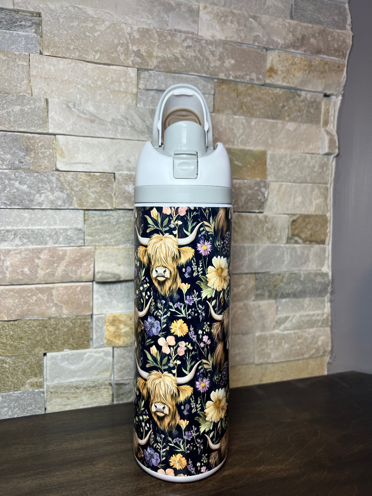 24oz Dupe Owala (Highland Floral)