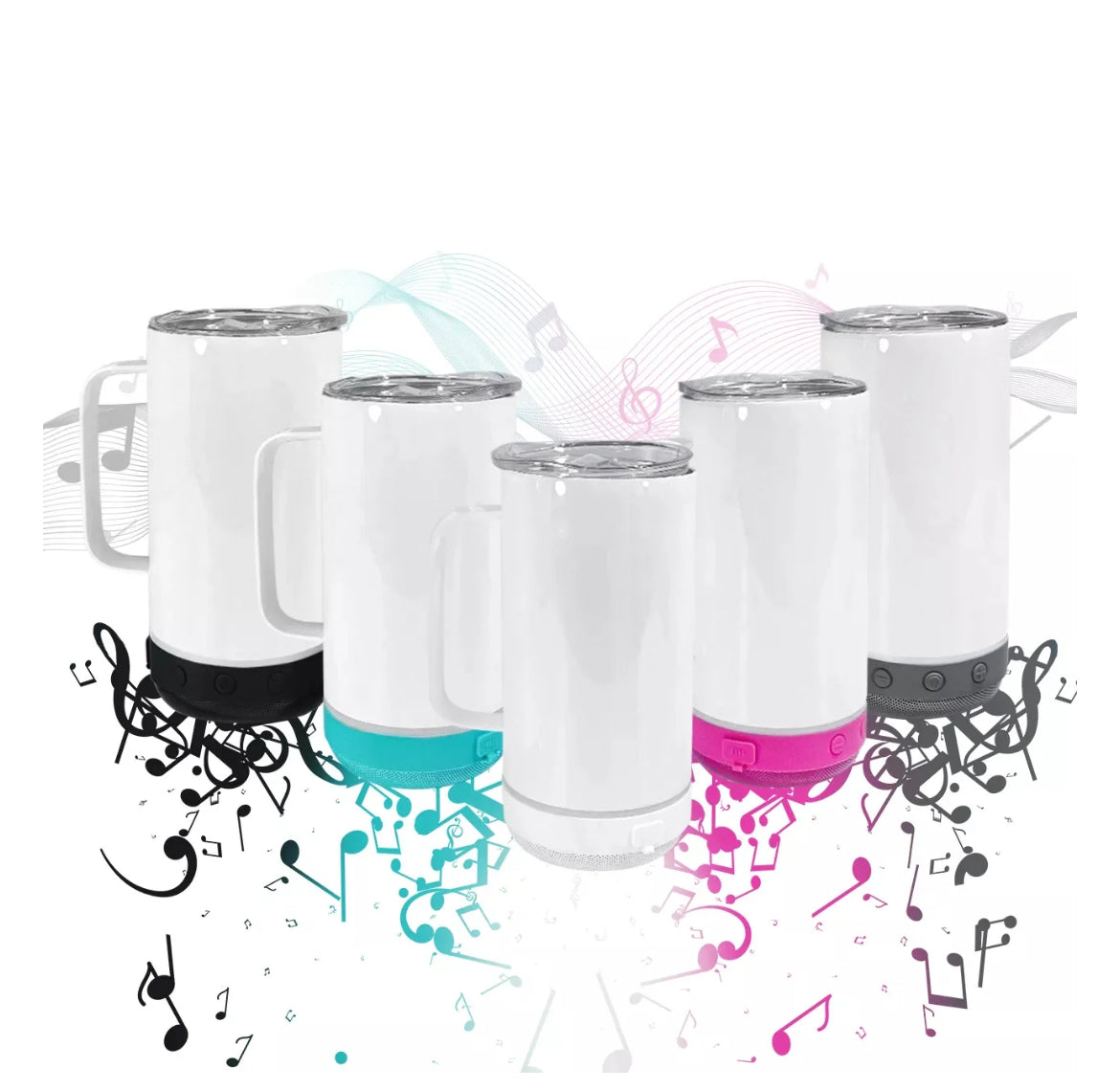 14oz Coffee Mug Bluetooth Speaker Bottom