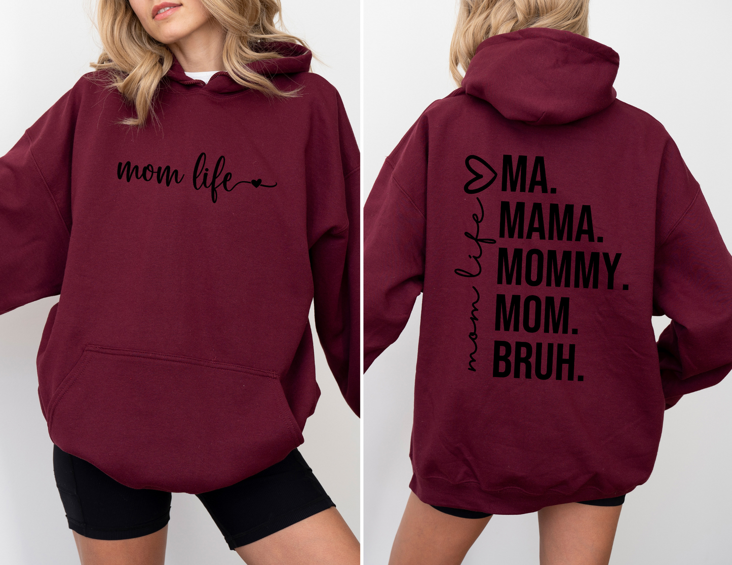 Front/Back Mom Life