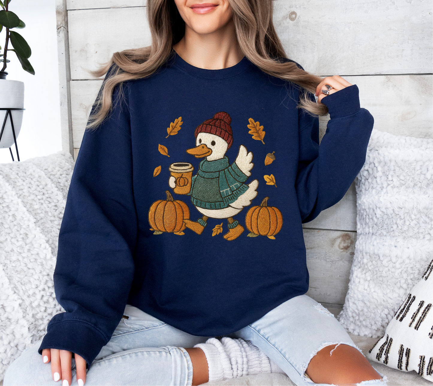Fall Ducky (NOT EMBROIDERED)