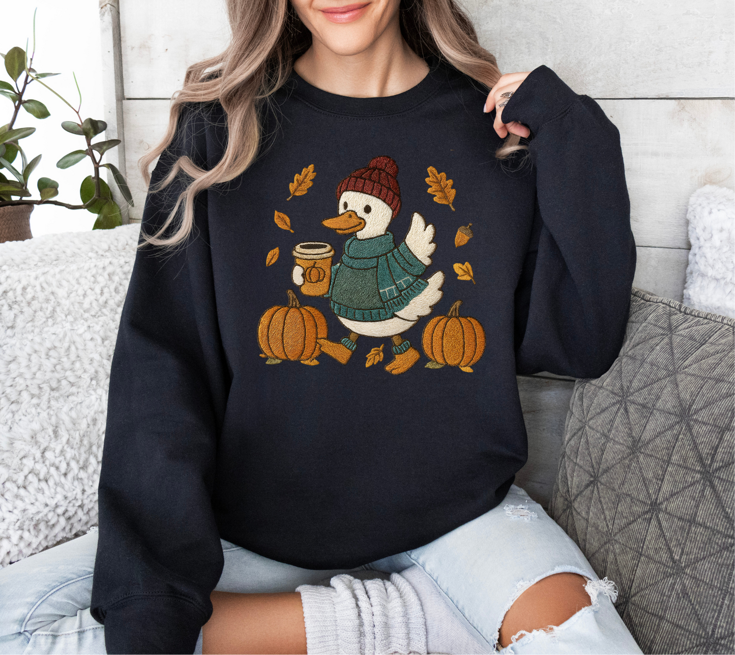 Fall Ducky (NOT EMBROIDERED)
