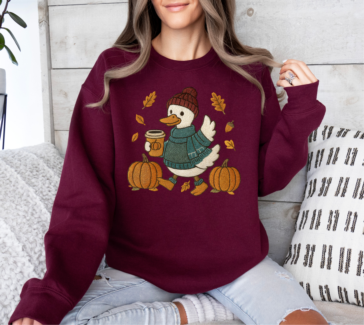 Fall Ducky (NOT EMBROIDERED)