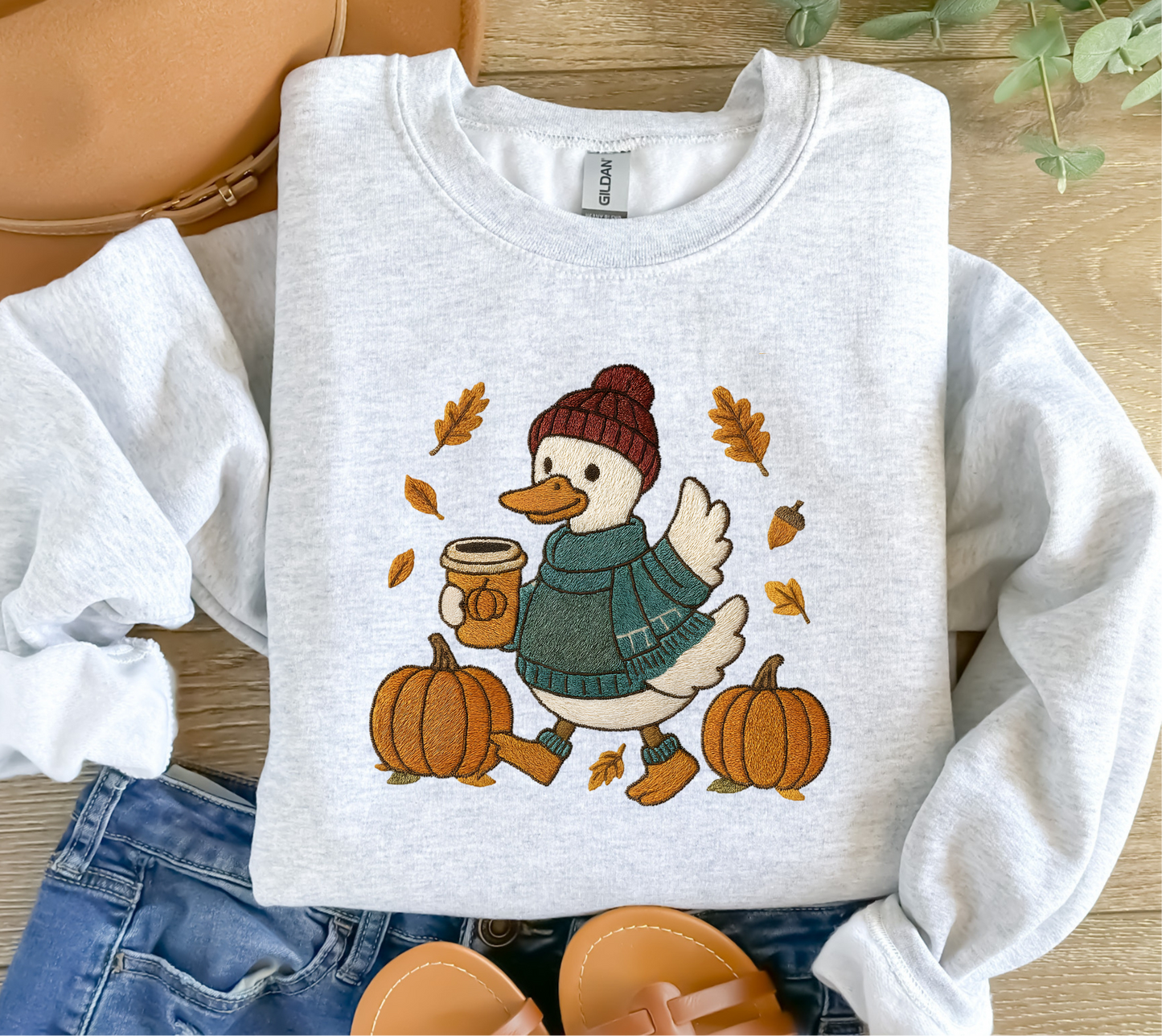 Fall Ducky (NOT EMBROIDERED)