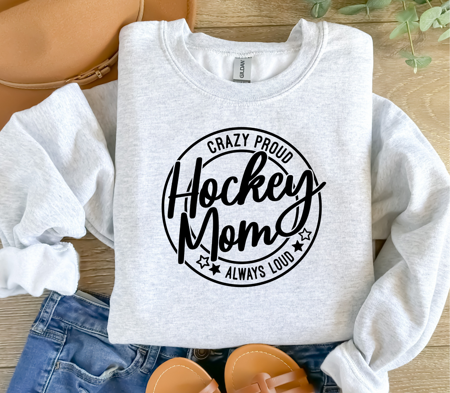 Crazy Proud Hockey Mom