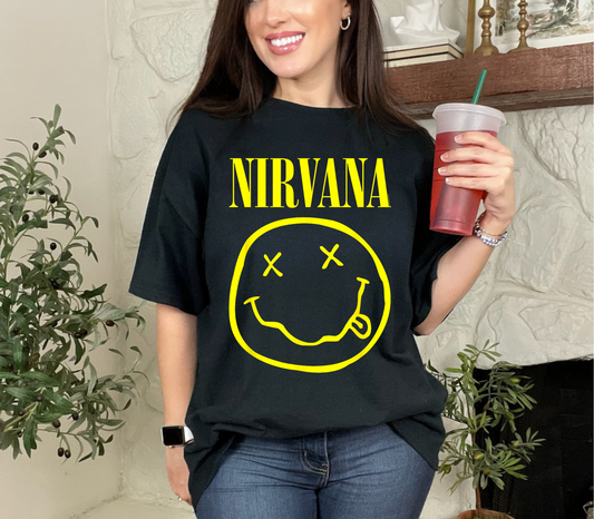 Nirvana Black - Adult Tee