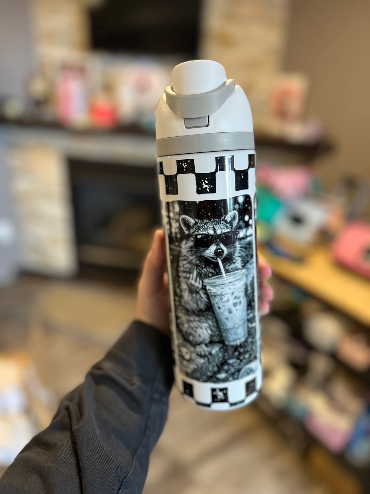 24oz Straw-and-Spout Sublimation