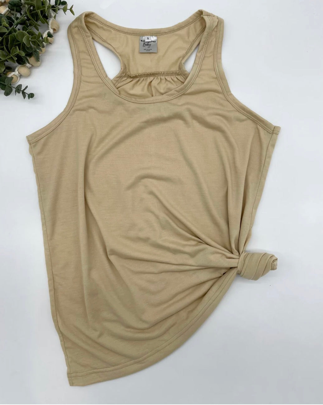 Ladies Scrunch Back Tanks