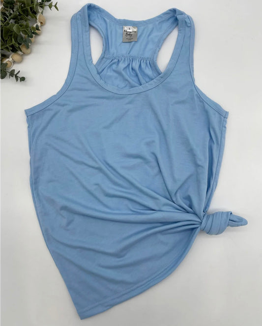 Ladies Scrunch Back Tanks