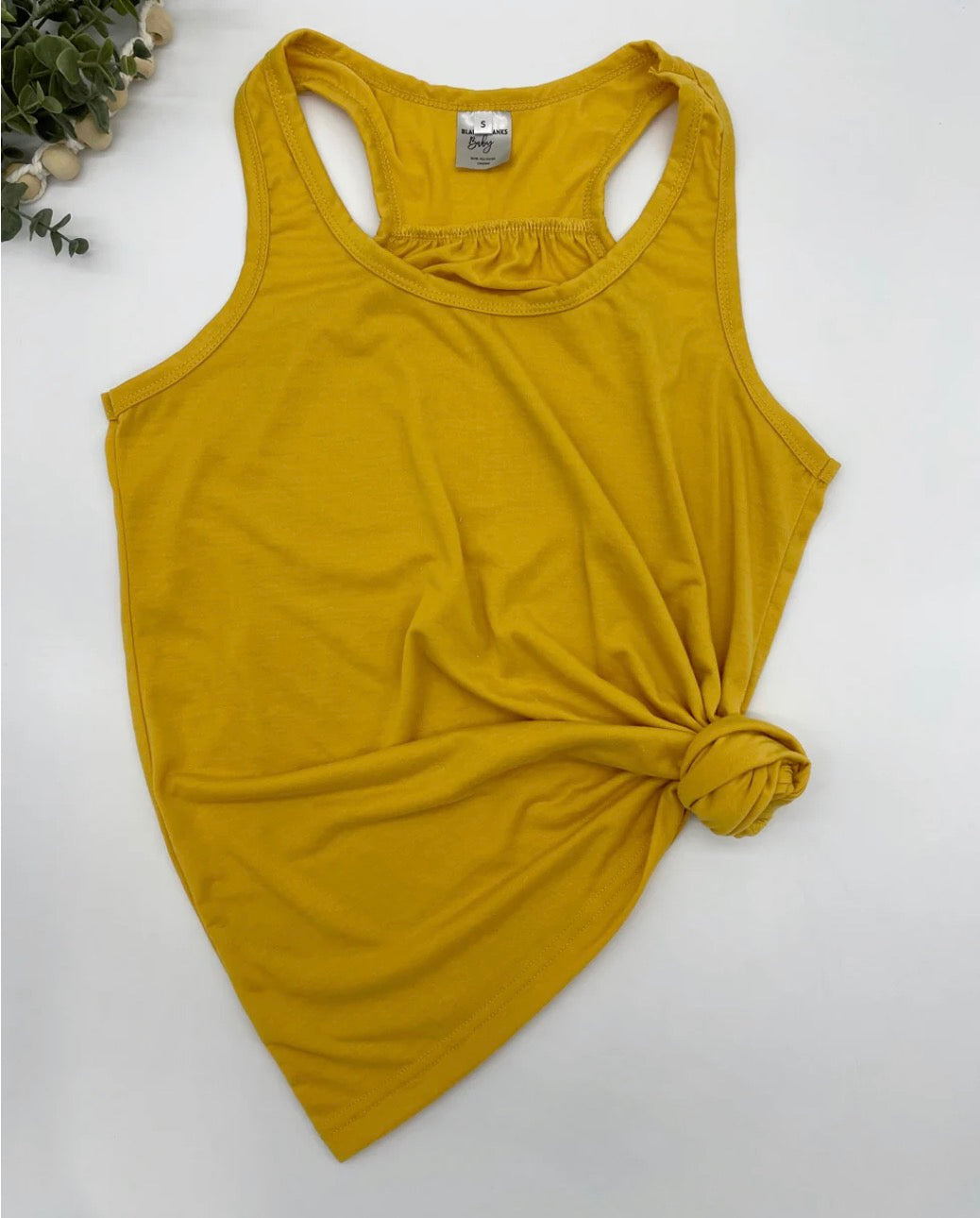 Ladies Scrunch Back Tanks