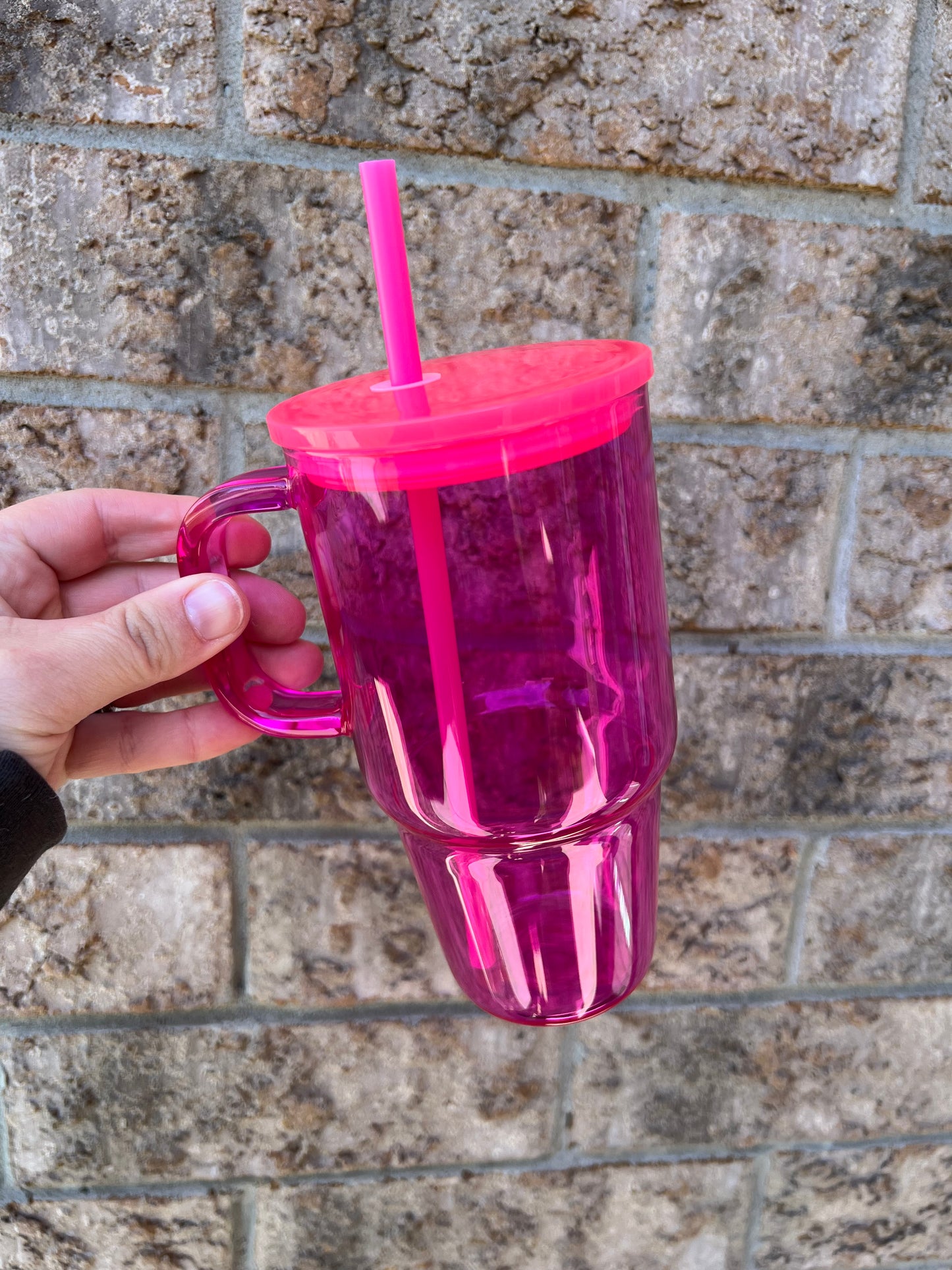 17oz Coloured Glass Sublimation  Mug with Handle
