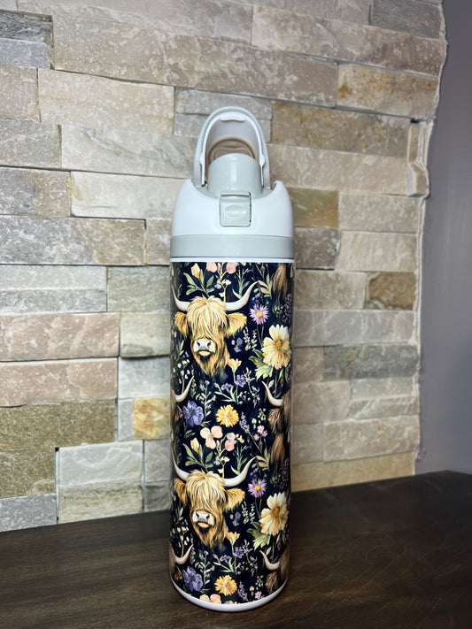 24oz Dupe Owala (Highland Floral)