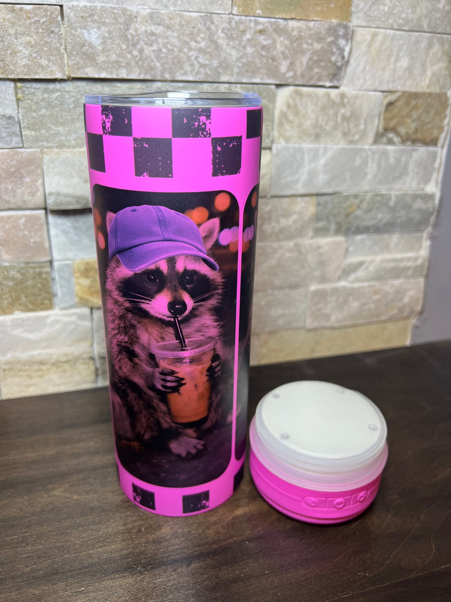 20oz Bluetooth Raccoons