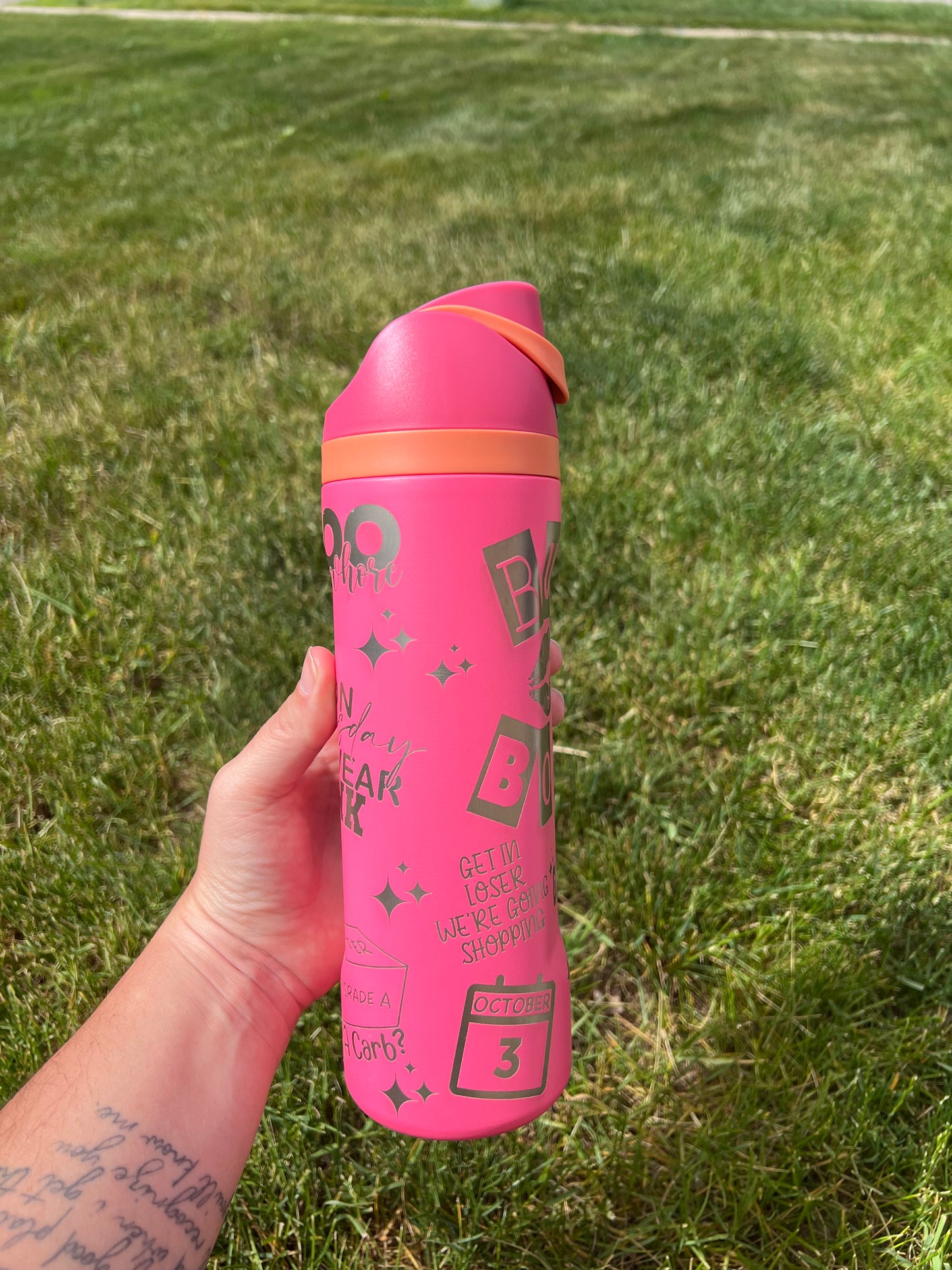 24oz Dupe Owala (Burn Book)
