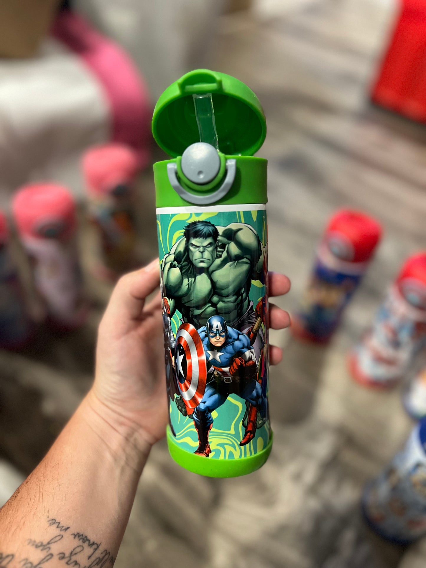 12oz Marvel héros