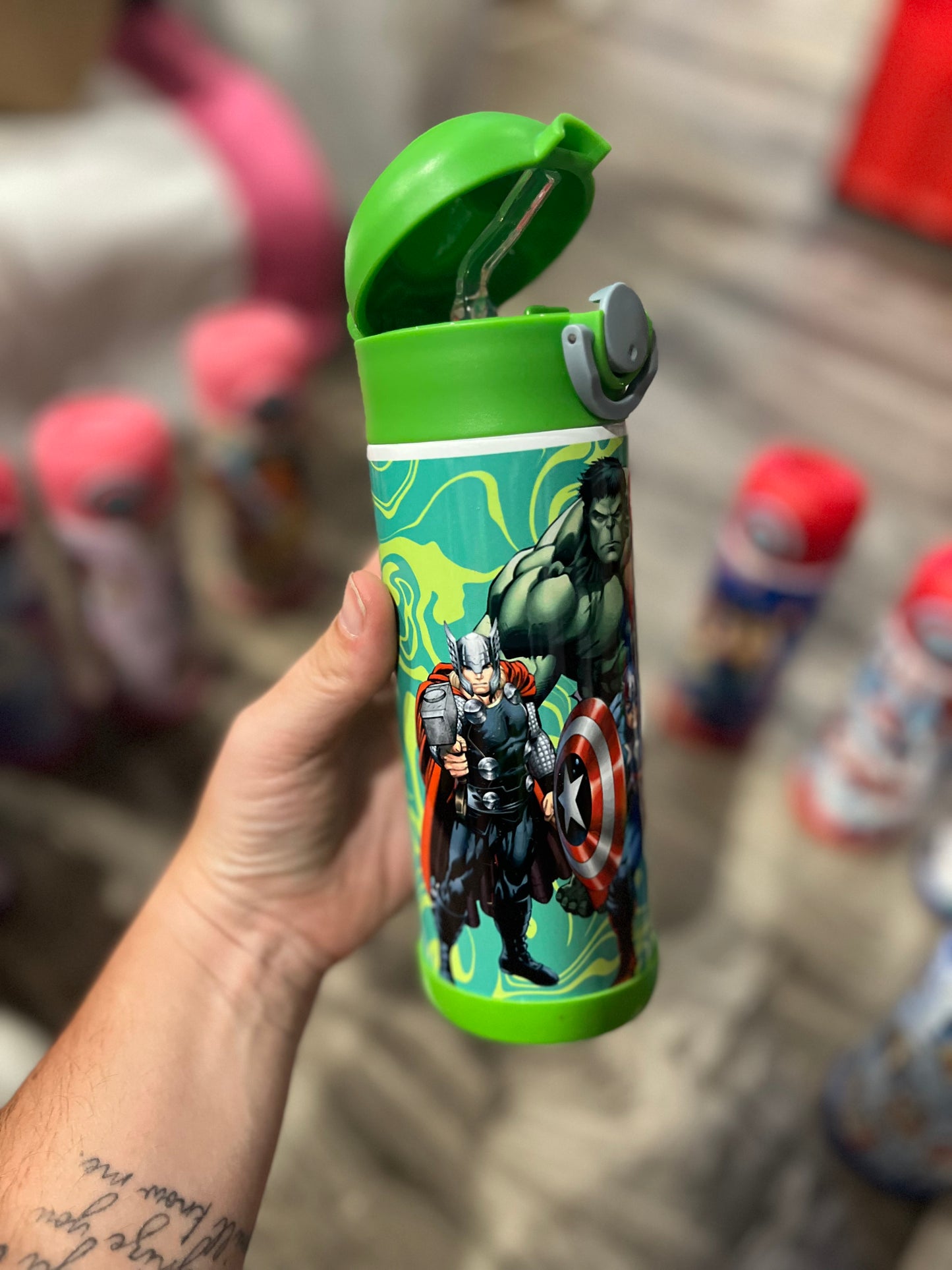 12oz Marvel héros
