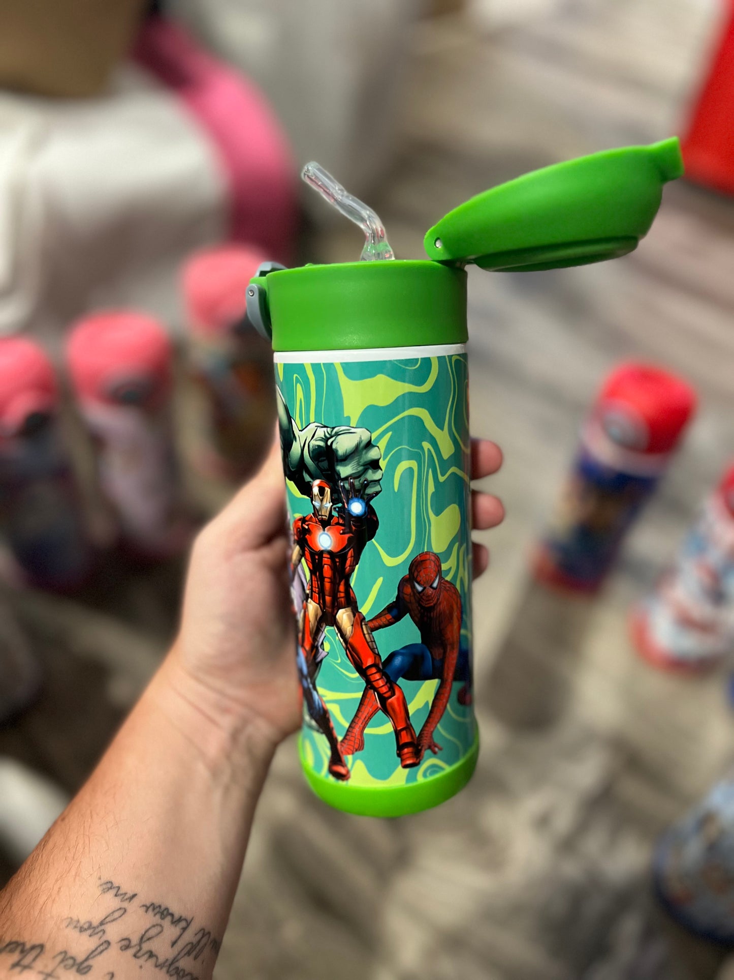 12oz Marvel héros
