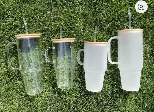 40oz Glass Tumbler