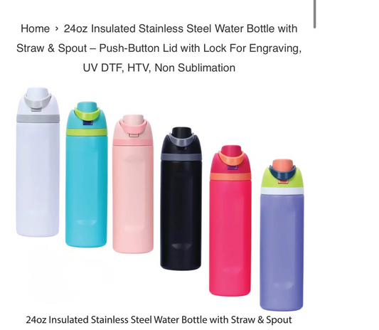 24oz Straw & Spout Thermal