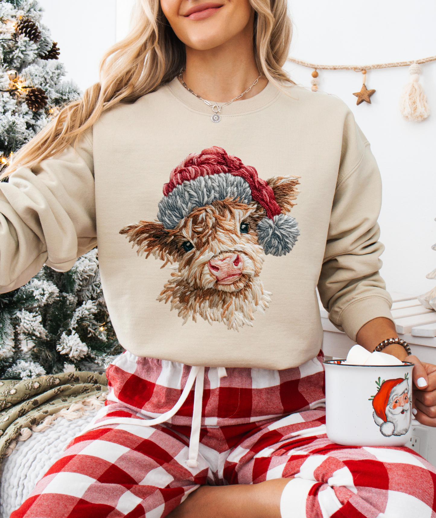 Christmas Highland Hat