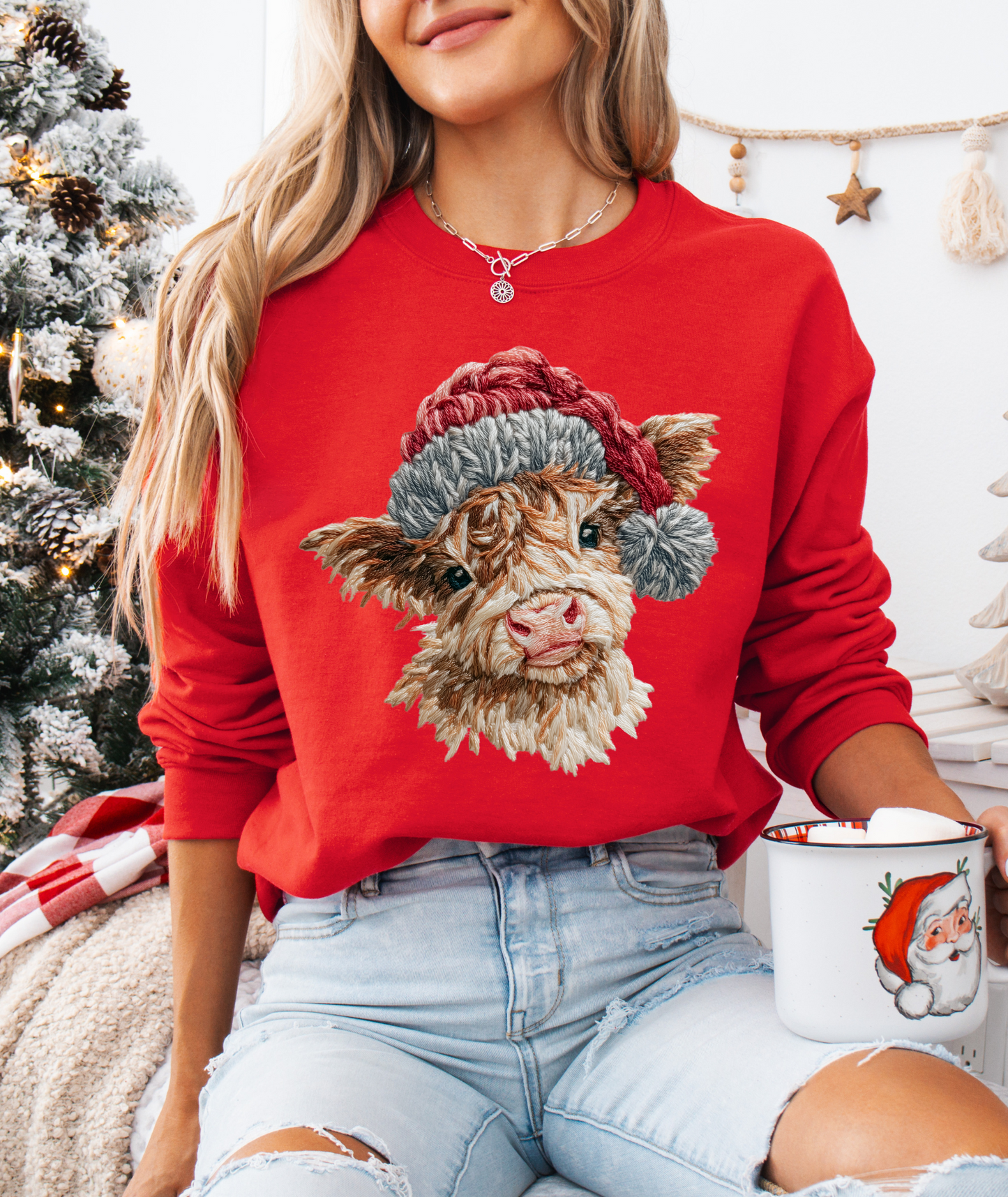 Christmas Highland Hat