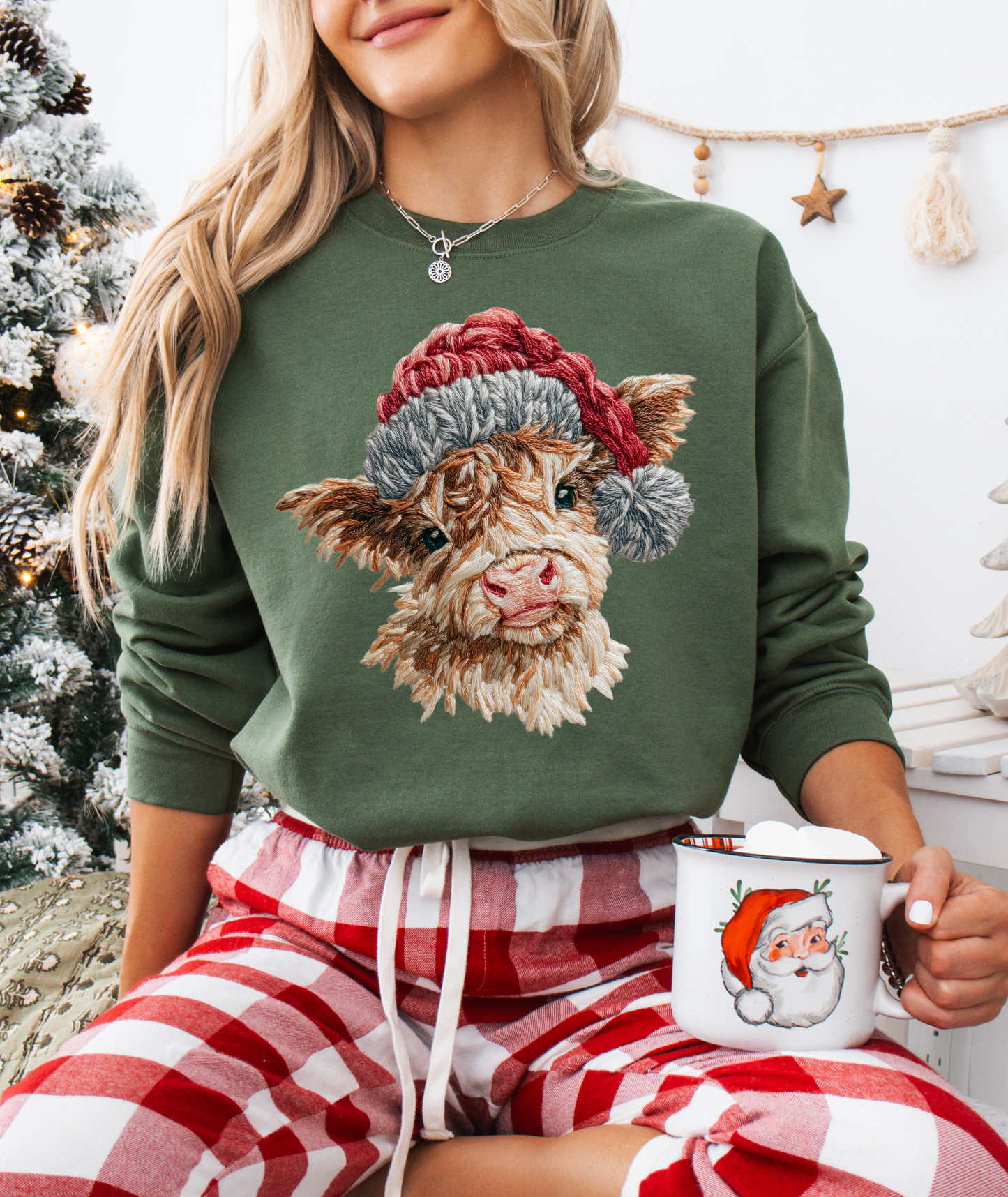 Christmas Highland Hat