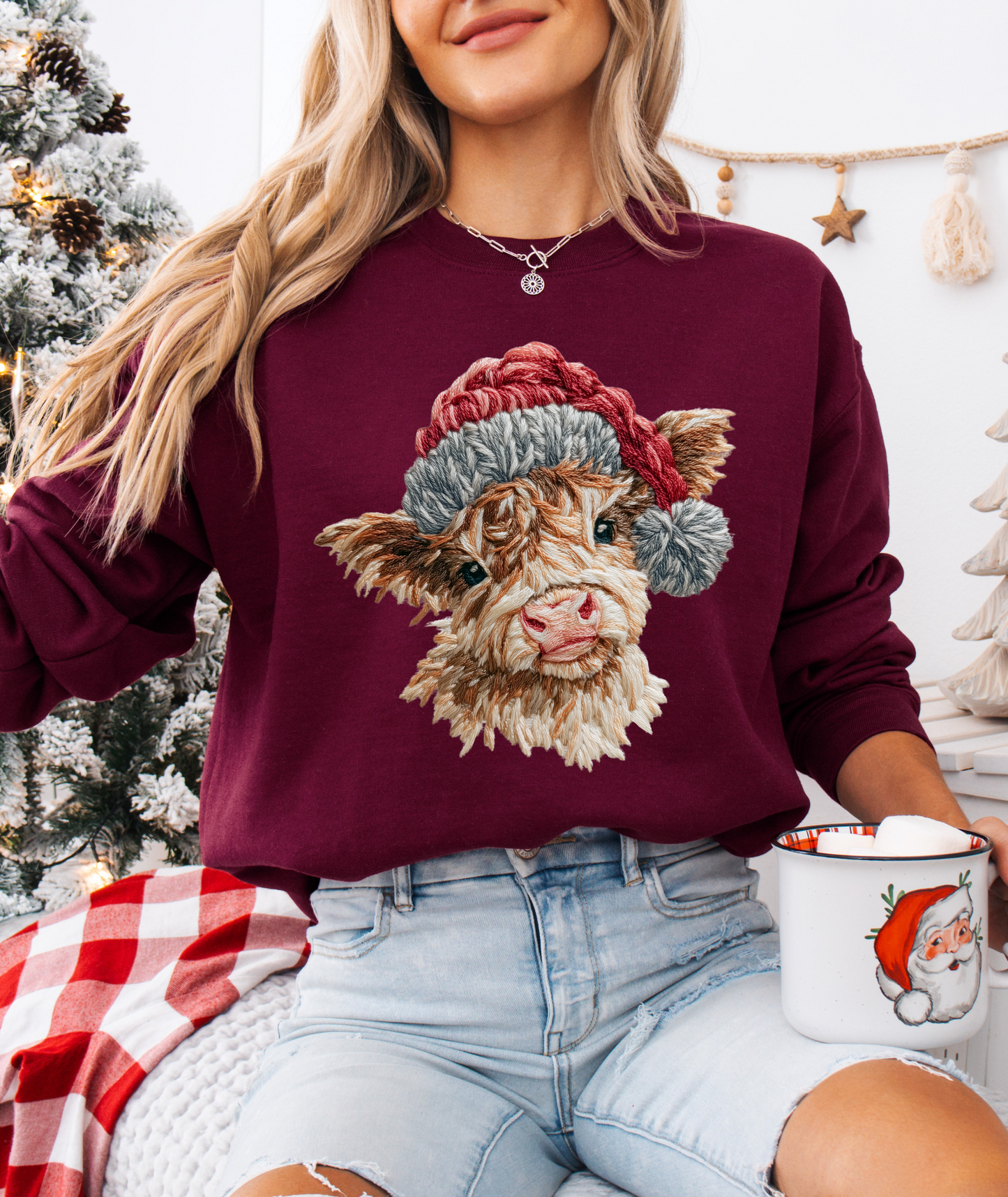 Christmas Highland Hat